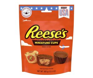 Reese's Milk Chocolate Peanut Butter Cups Miniatures Candy Pouch 385G